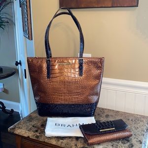 Brahmin Asher Tote & Checkbook Wallet
